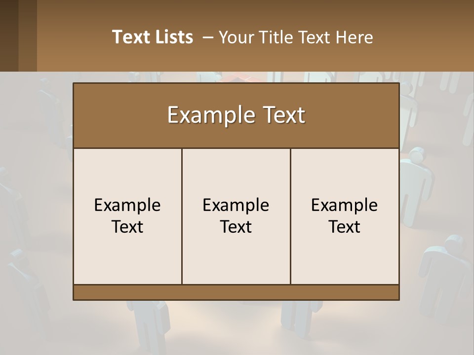 A Group Of People Standing Around A Brick Wall PowerPoint Template
