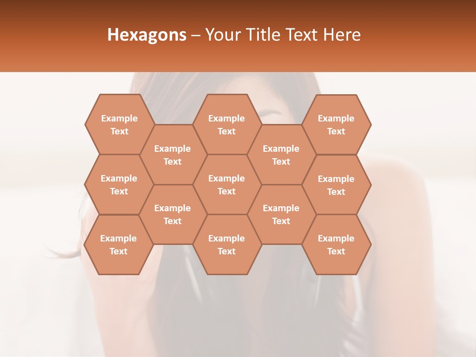 A Woman With Headphones Is Smiling For The Camera PowerPoint Template