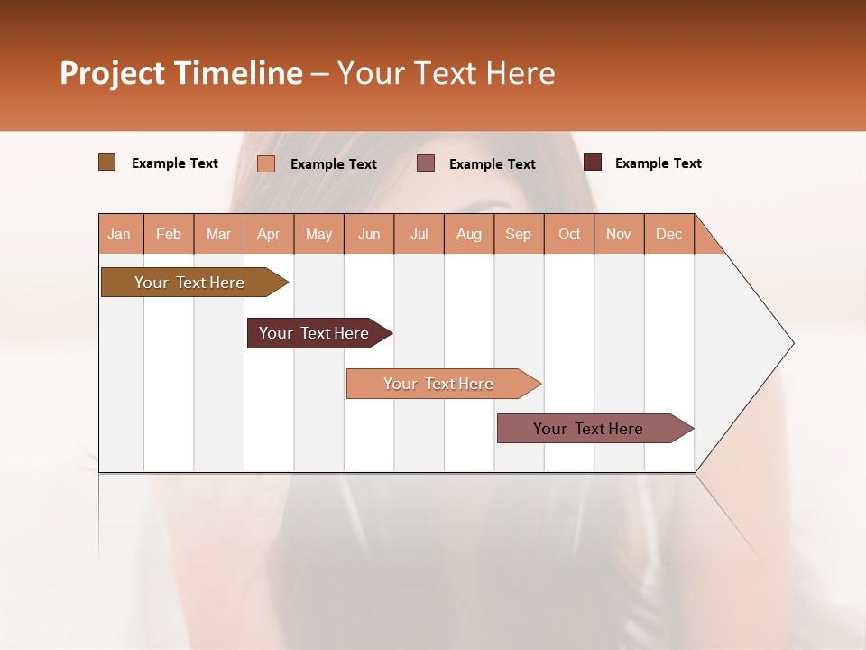 A Woman With Headphones Is Smiling For The Camera PowerPoint Template