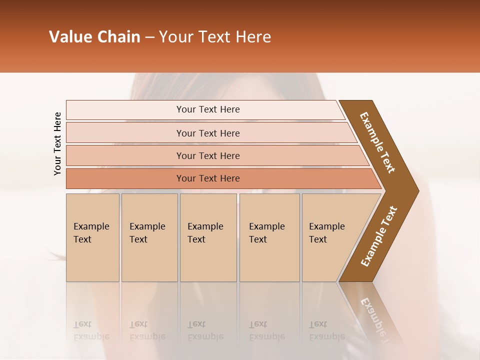 A Woman With Headphones Is Smiling For The Camera PowerPoint Template