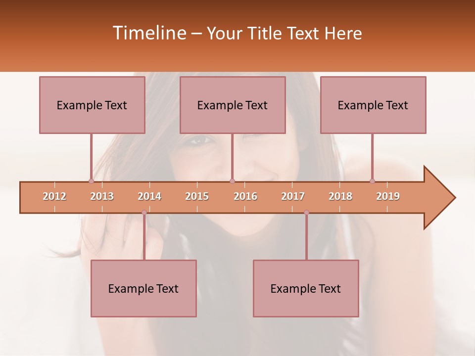 A Woman With Headphones Is Smiling For The Camera PowerPoint Template