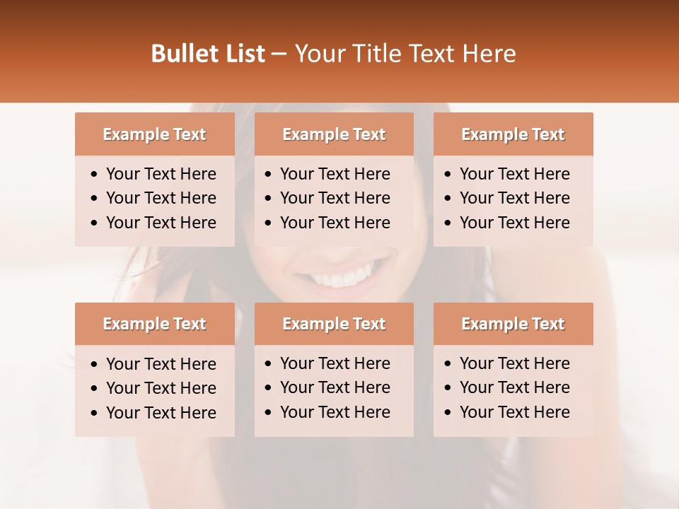 A Woman With Headphones Is Smiling For The Camera PowerPoint Template