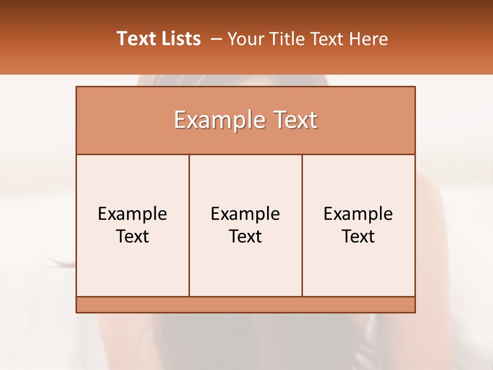 A Woman With Headphones Is Smiling For The Camera PowerPoint Template