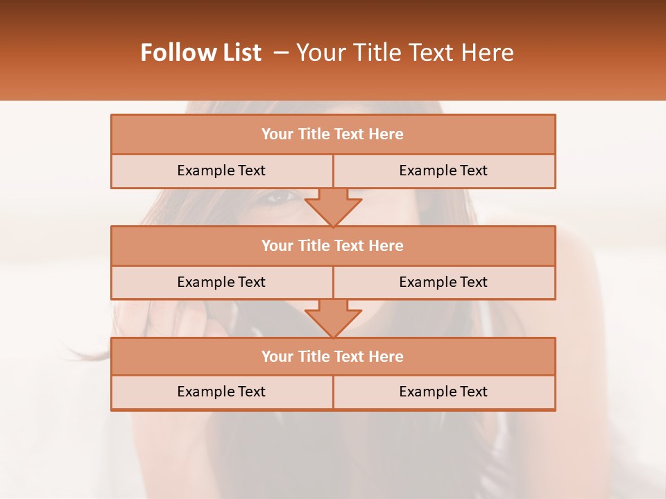 A Woman With Headphones Is Smiling For The Camera PowerPoint Template