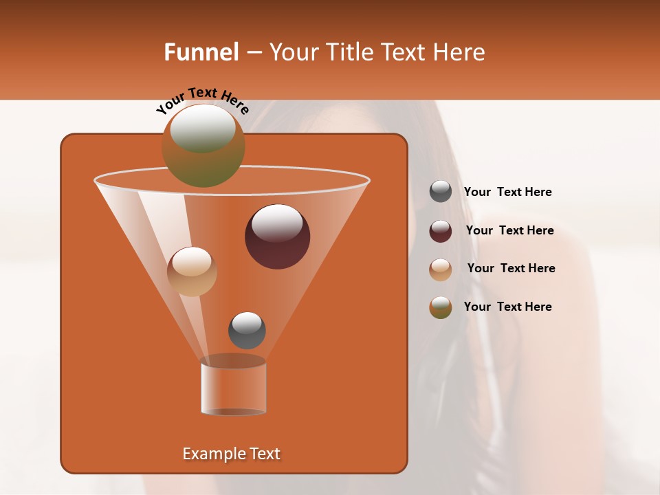 A Woman With Headphones Is Smiling For The Camera PowerPoint Template