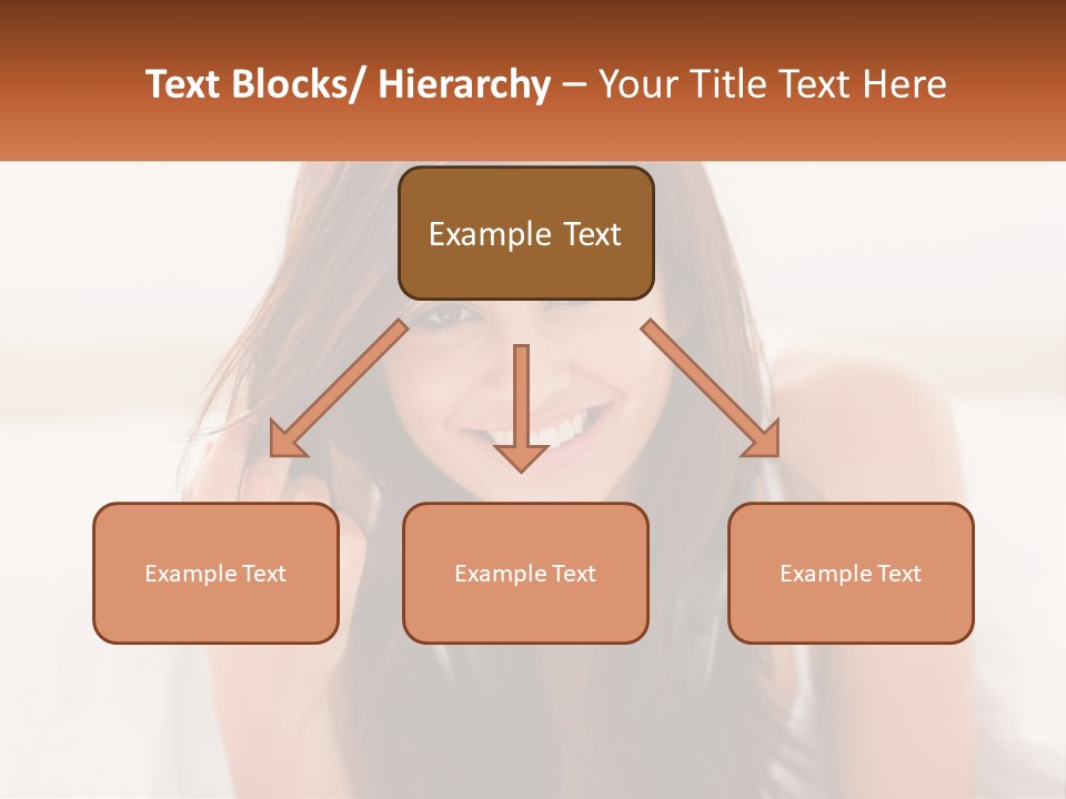 A Woman With Headphones Is Smiling For The Camera PowerPoint Template