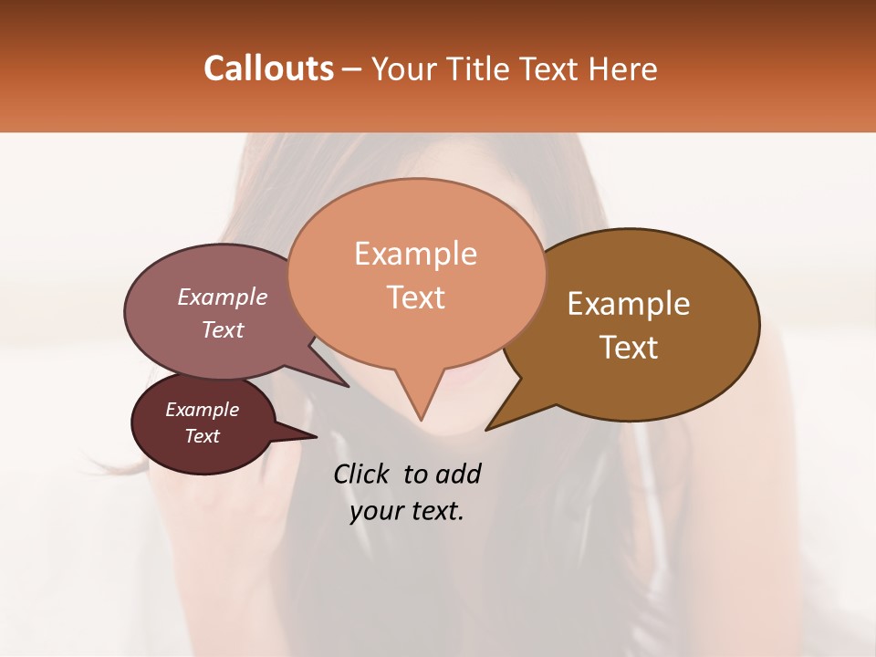 A Woman With Headphones Is Smiling For The Camera PowerPoint Template