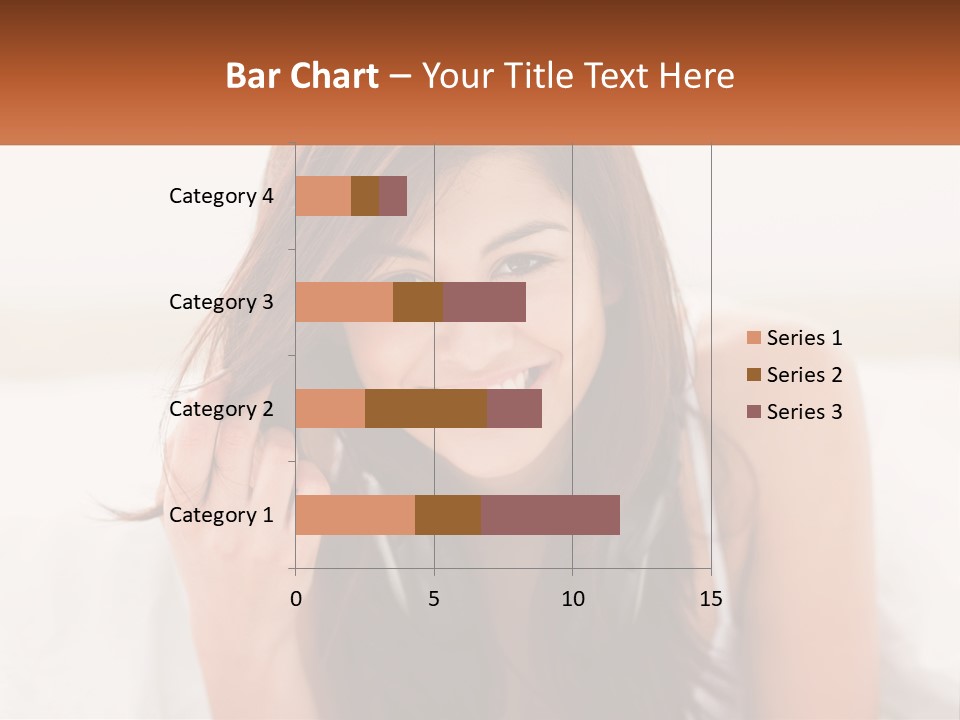 A Woman With Headphones Is Smiling For The Camera PowerPoint Template
