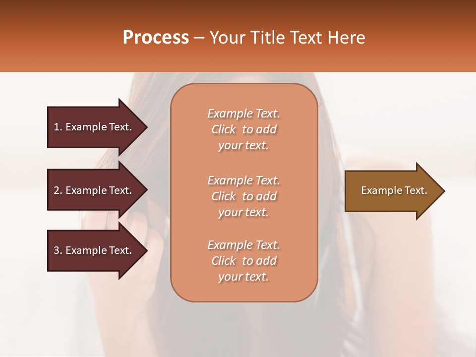 A Woman With Headphones Is Smiling For The Camera PowerPoint Template