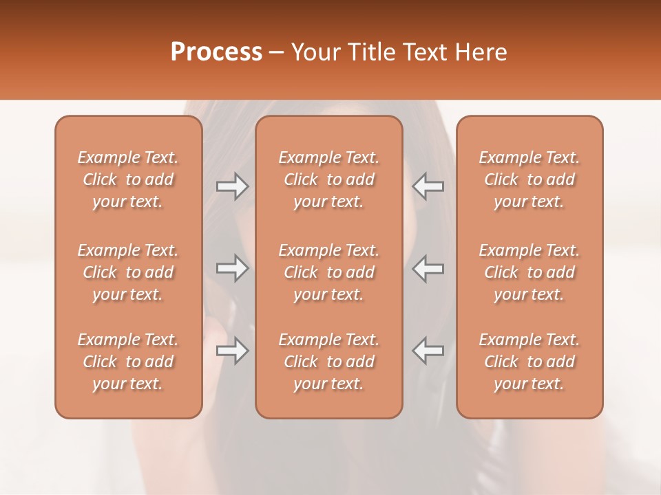 A Woman With Headphones Is Smiling For The Camera PowerPoint Template