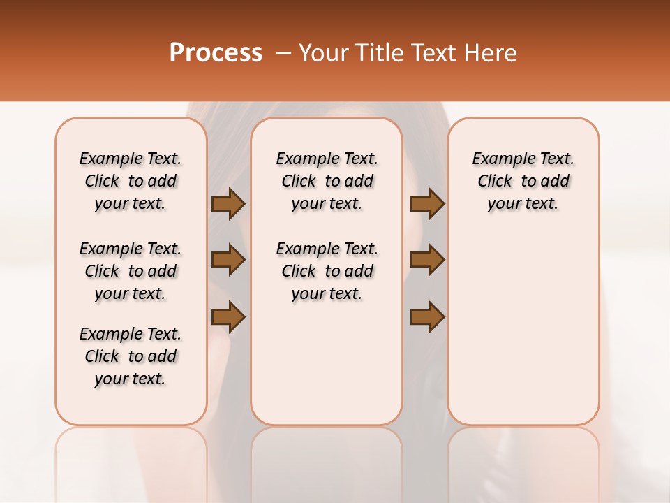 A Woman With Headphones Is Smiling For The Camera PowerPoint Template