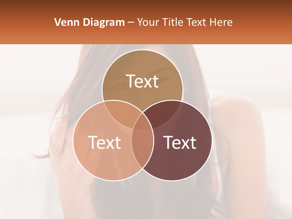 A Woman With Headphones Is Smiling For The Camera PowerPoint Template