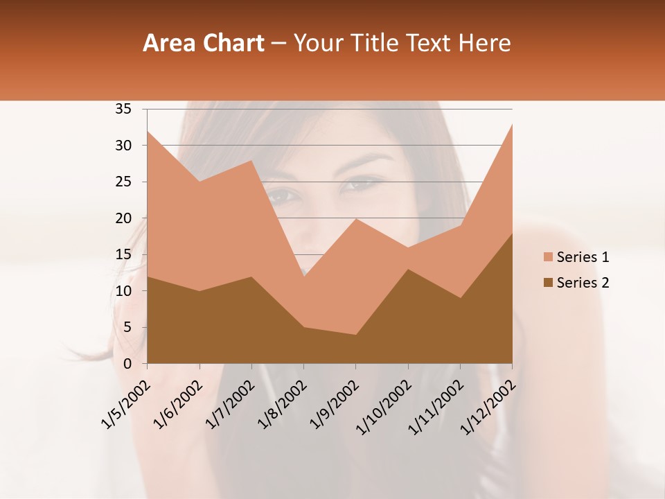 A Woman With Headphones Is Smiling For The Camera PowerPoint Template