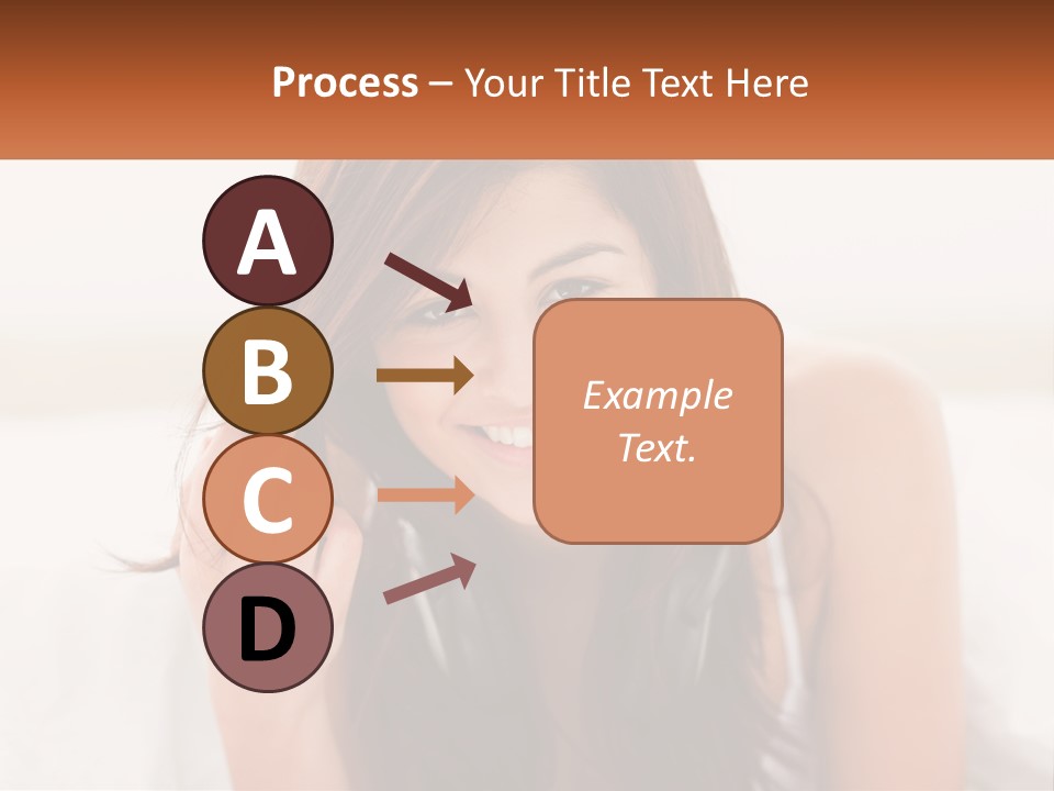 A Woman With Headphones Is Smiling For The Camera PowerPoint Template