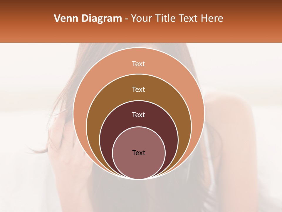 A Woman With Headphones Is Smiling For The Camera PowerPoint Template