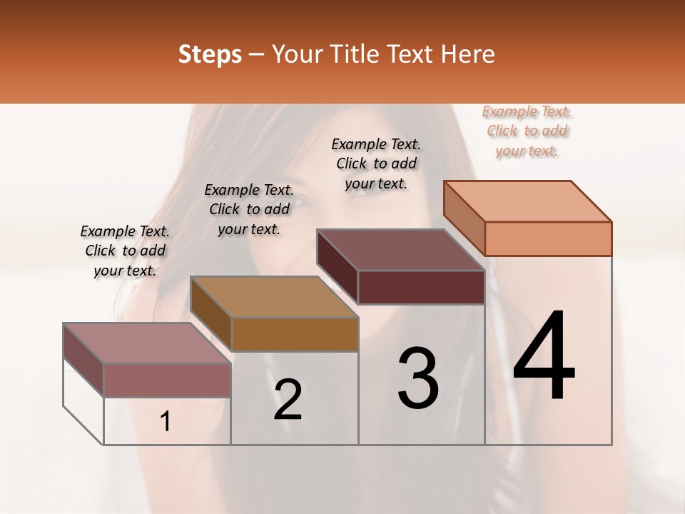 A Woman With Headphones Is Smiling For The Camera PowerPoint Template