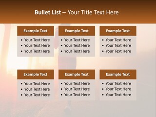 A Woman Running Down A Road With The Sun Setting In The Background PowerPoint Template