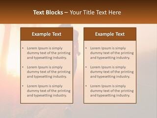 A Woman Running Down A Road With The Sun Setting In The Background PowerPoint Template