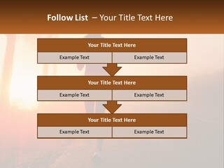 A Woman Running Down A Road With The Sun Setting In The Background PowerPoint Template