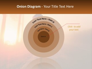 A Woman Running Down A Road With The Sun Setting In The Background PowerPoint Template