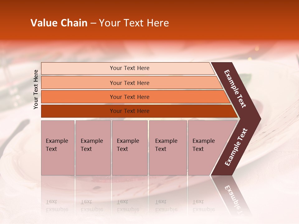 A Plate Of Food On A Table With A Knife And Fork PowerPoint Template