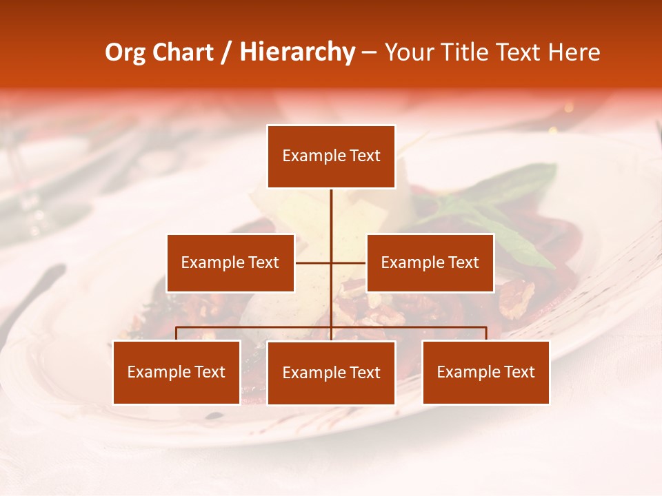 A Plate Of Food On A Table With A Knife And Fork PowerPoint Template