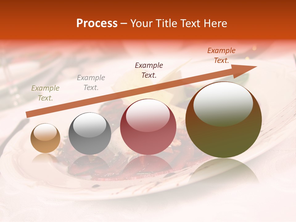 A Plate Of Food On A Table With A Knife And Fork PowerPoint Template