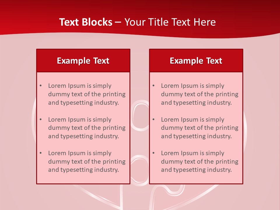 A Heart Shaped Puzzle Piece On A Red Background PowerPoint Template