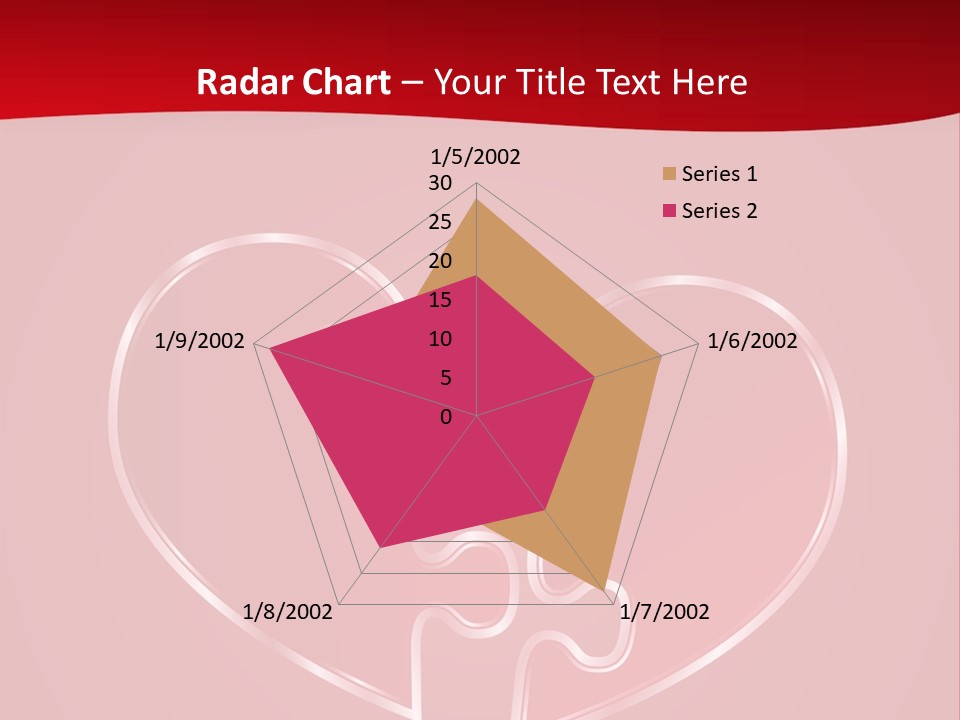 A Heart Shaped Puzzle Piece On A Red Background PowerPoint Template
