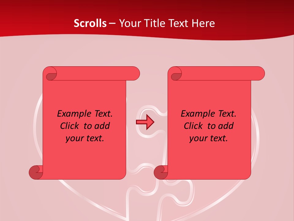 A Heart Shaped Puzzle Piece On A Red Background PowerPoint Template