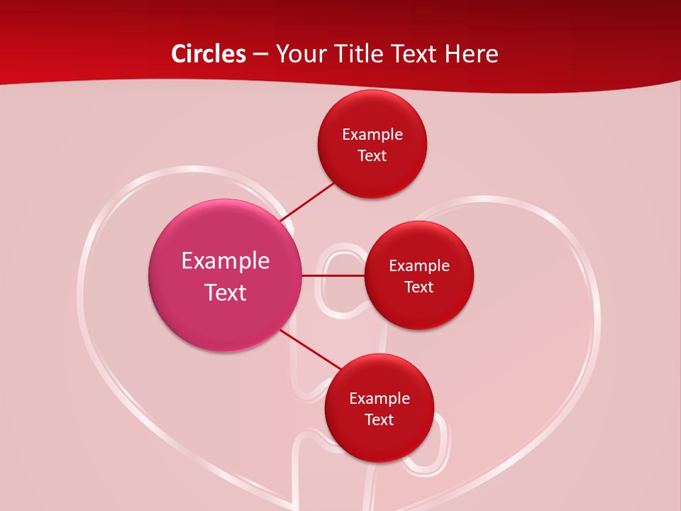 A Heart Shaped Puzzle Piece On A Red Background PowerPoint Template