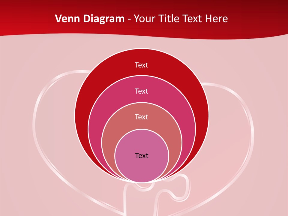A Heart Shaped Puzzle Piece On A Red Background PowerPoint Template