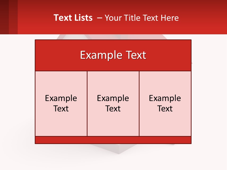 A White House With A Red Roof And A Red Banner PowerPoint Template