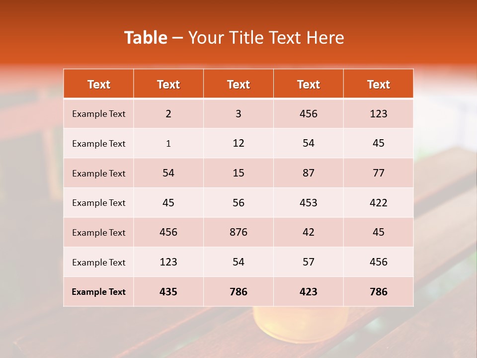 A Glass Of Beer Sitting On Top Of A Wooden Table PowerPoint Template