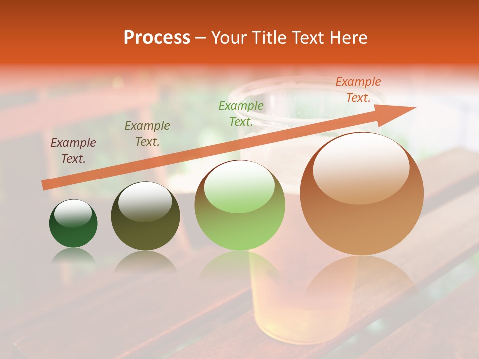 A Glass Of Beer Sitting On Top Of A Wooden Table PowerPoint Template