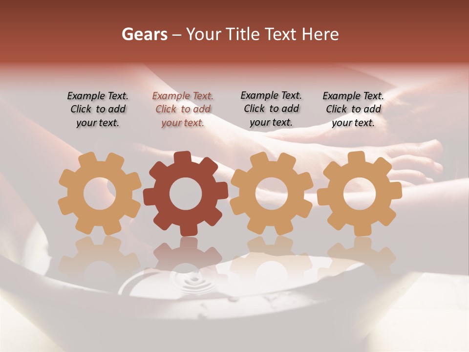 A Group Of People Standing On Top Of A Bath Tub PowerPoint Template