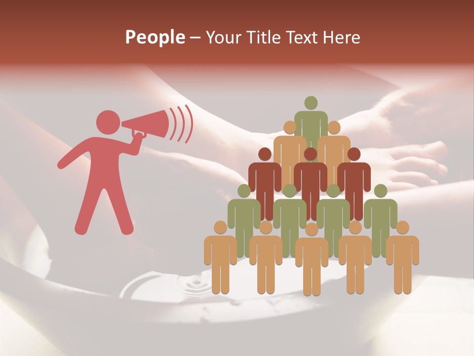 A Group Of People Standing On Top Of A Bath Tub PowerPoint Template