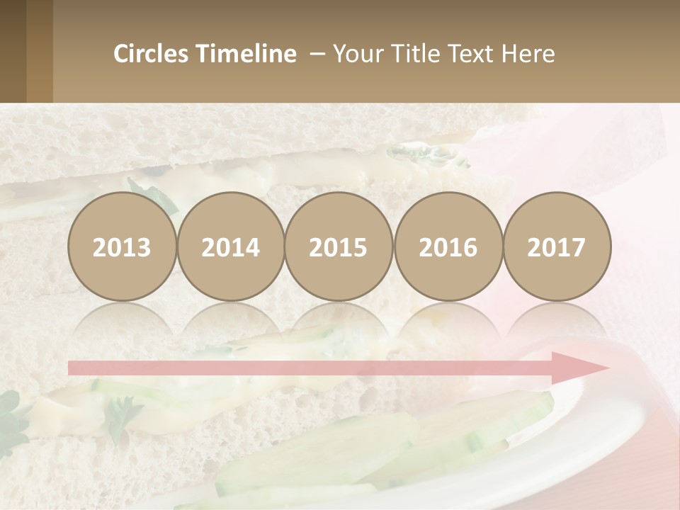 A White Plate Topped With A Sandwich On Top Of A Table PowerPoint Template