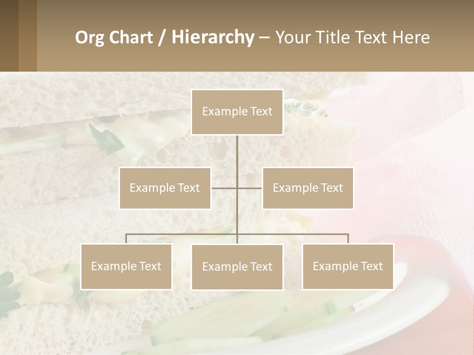 A White Plate Topped With A Sandwich On Top Of A Table PowerPoint Template