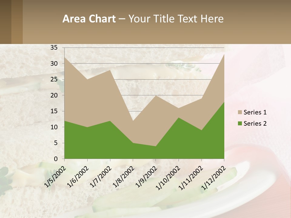 A White Plate Topped With A Sandwich On Top Of A Table PowerPoint Template