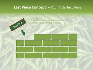 A Pile Of Green Beans Powerpoint Template PowerPoint Template