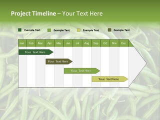 A Pile Of Green Beans Powerpoint Template PowerPoint Template