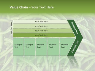 A Pile Of Green Beans Powerpoint Template PowerPoint Template