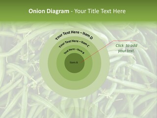 A Pile Of Green Beans Powerpoint Template PowerPoint Template