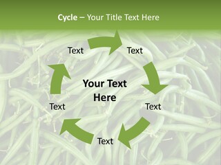 A Pile Of Green Beans Powerpoint Template PowerPoint Template