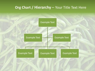A Pile Of Green Beans Powerpoint Template PowerPoint Template