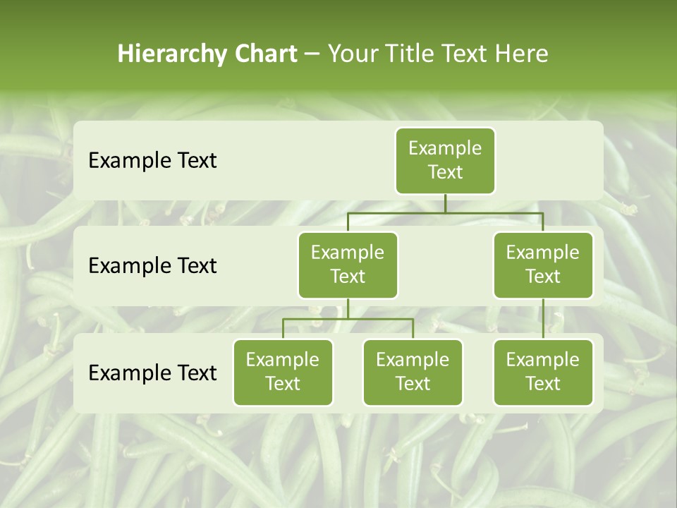 A Pile Of Green Beans Powerpoint Template PowerPoint Template
