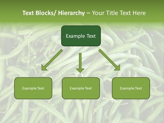 A Pile Of Green Beans Powerpoint Template PowerPoint Template