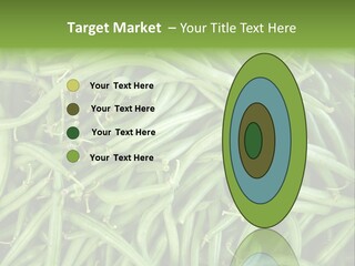 A Pile Of Green Beans Powerpoint Template PowerPoint Template