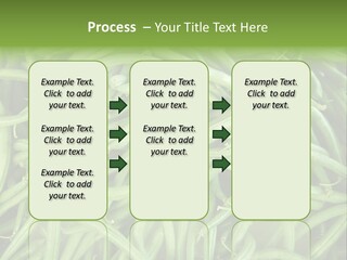 A Pile Of Green Beans Powerpoint Template PowerPoint Template